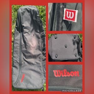 WILSON Golf Caddy Bag Travel Storage Bag Cover Black LIKE NEW VERY CLEAN
